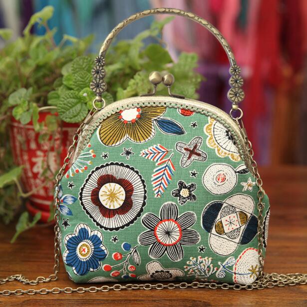 Bolsa de bordado de cinta hecha a mano 3D DIY