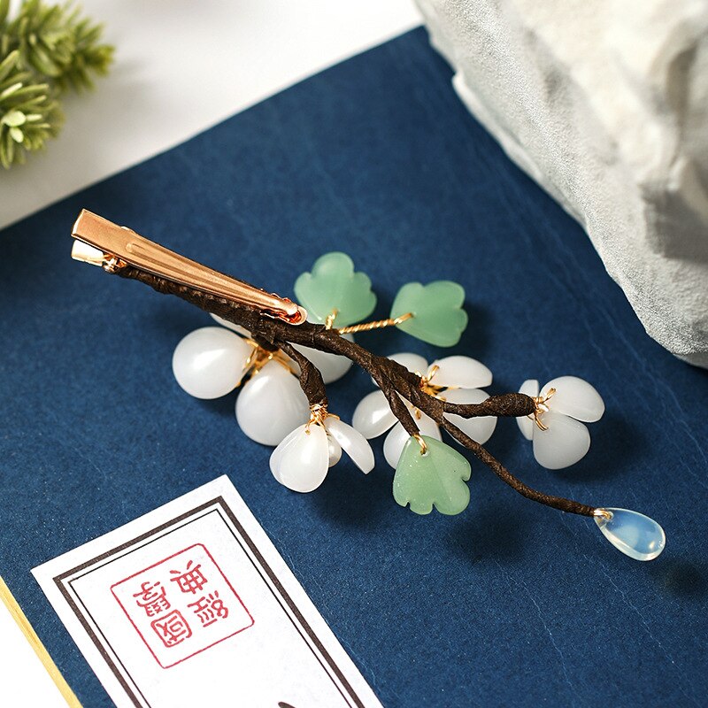 Flower Leaf Hanfu Dress Hairpins