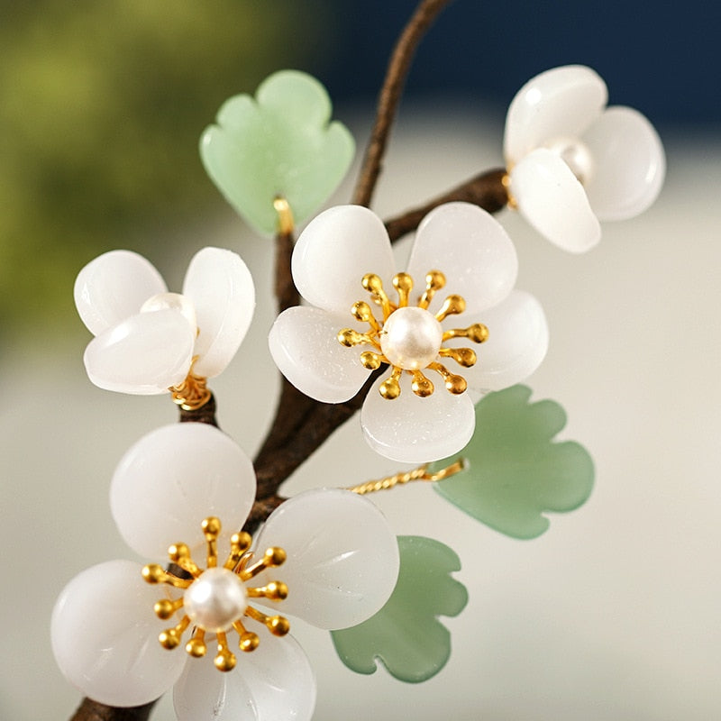 Flower Leaf Hanfu Dress Hairpins