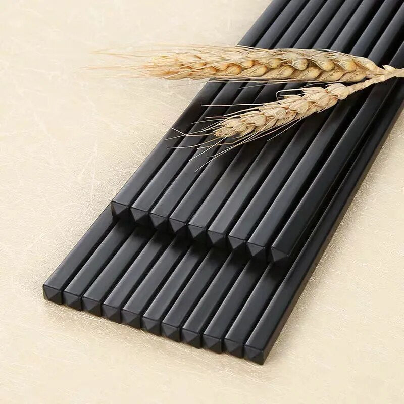 Palillos chinos antideslizantes reutilizables para sushi