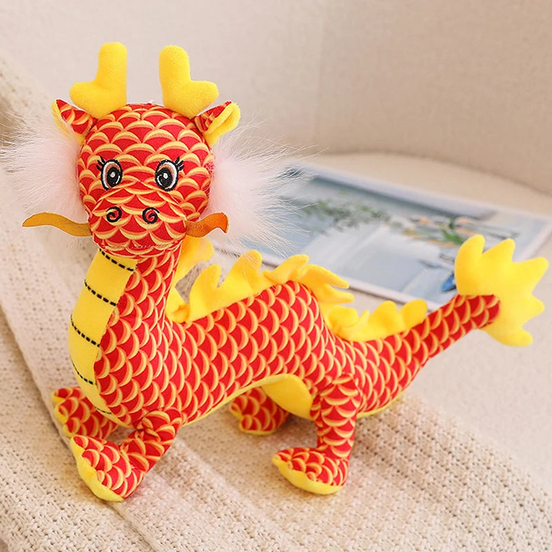 Chinese Dragon Plush Toy New Year Gift Children Present