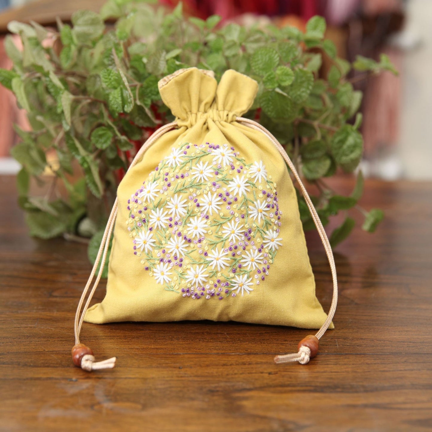 Kit de bordado de bolsa de almacenamiento hecho a mano DIY