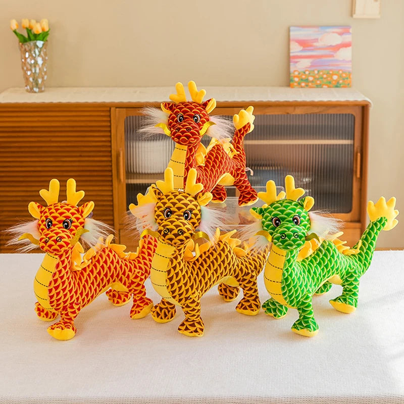 Chinese Dragon Plush Toy New Year Gift Children Present