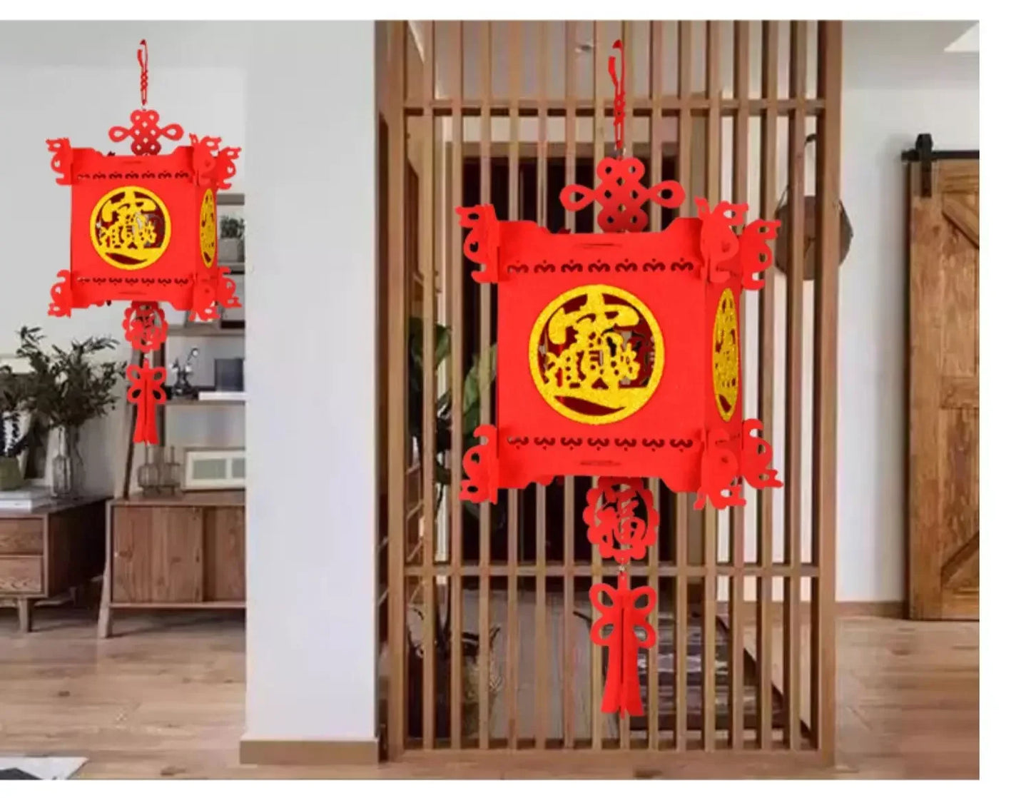 Chinese Good Fortune Red Lantern