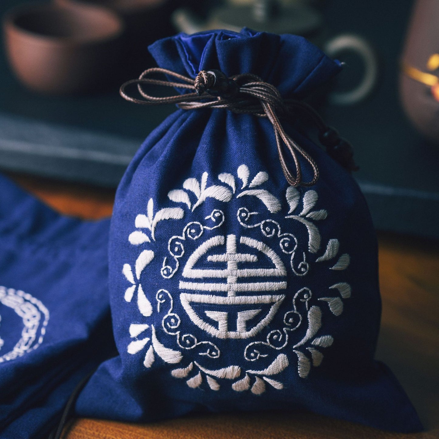 Kit de bordado de bolsa de almacenamiento hecho a mano DIY