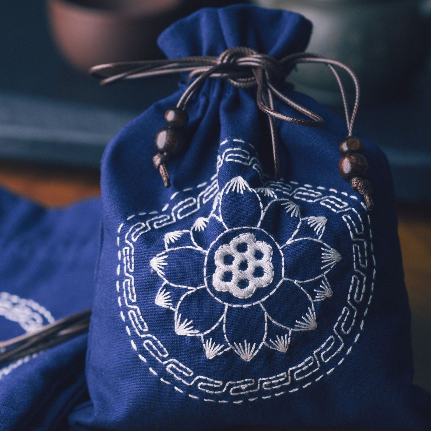 Kit de bordado de bolsa de almacenamiento hecho a mano DIY