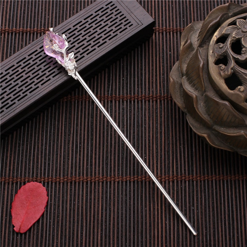Colgante de horquilla con forma de farol de palacio para el vestido Hanfu