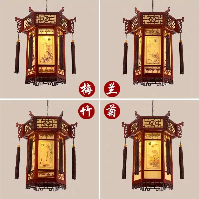 Chinese Style Lanterns Pendant Lights