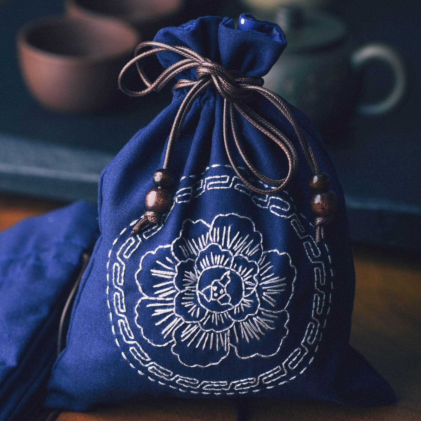 Kit de bordado de bolsa de almacenamiento hecho a mano DIY