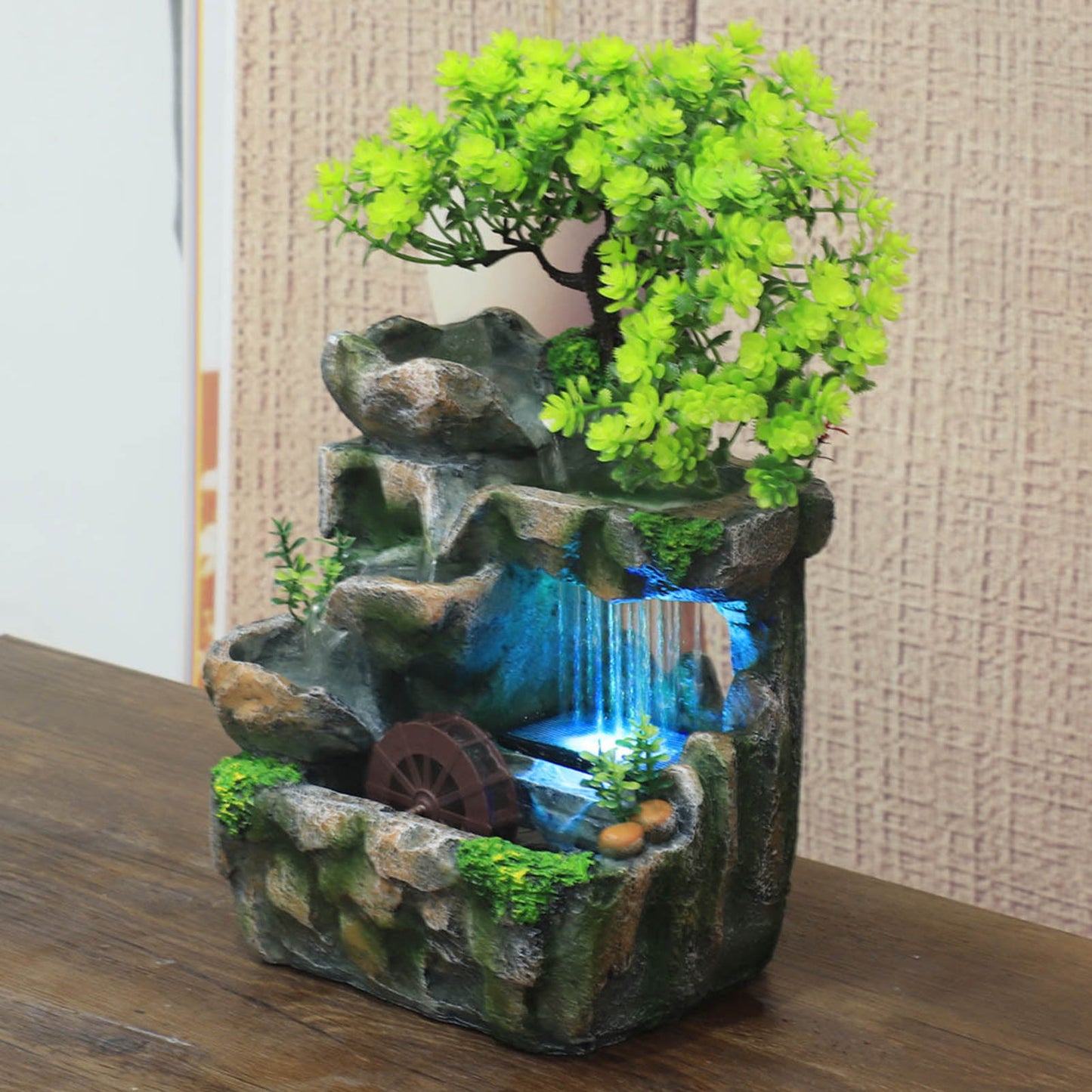 Artesanías de resina Fuente de Feng Shui Decoración de la oficina en el hogar