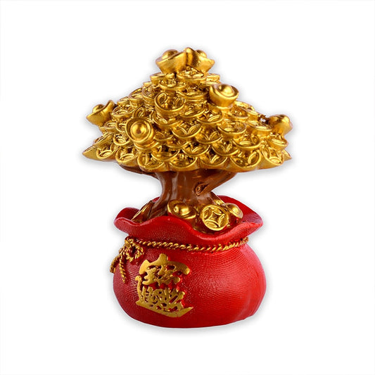 Decoración de la suerte del árbol del dinero Feng Shui Fa Cai