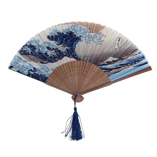 Chinese Summer Vintage Bamboo Folding Fan