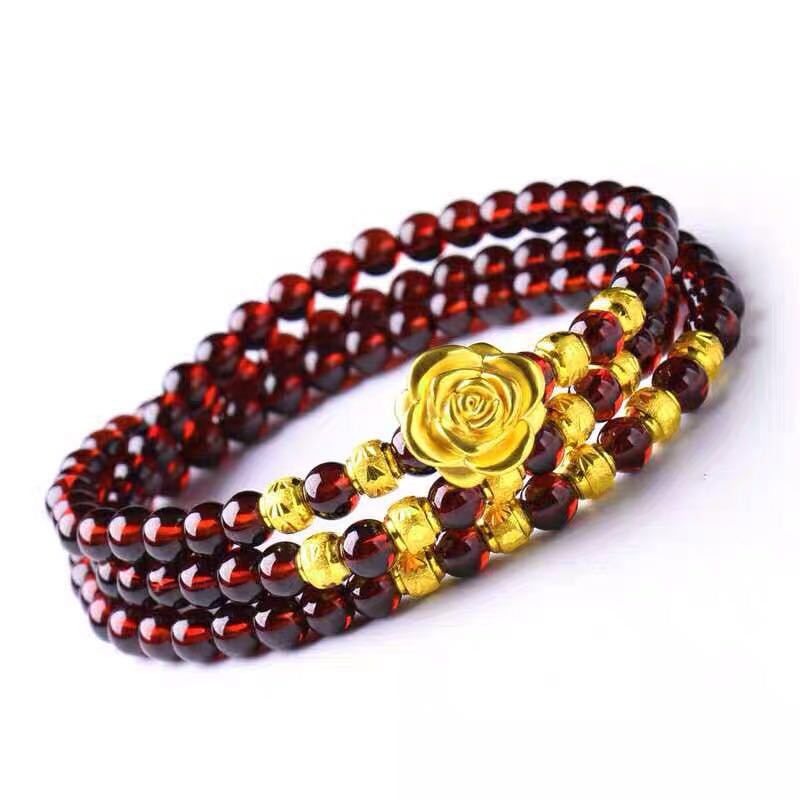 Pulsera Pixiu de cuentas de oración de la suerte para hombre Feng Shui