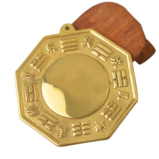 Espejo de cobre chino Feng Shui Bagua Yinyang