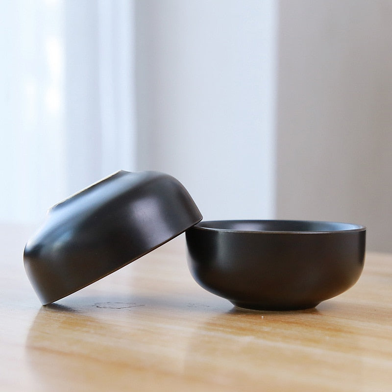 Ceramic Chinese Travel Drinkware with Tea Pot