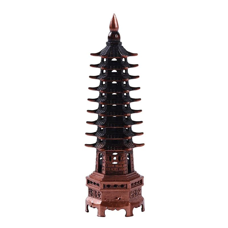 Pagoda de Feng Shui Wen Chang de la aleación del cinc para la educación y la carrera