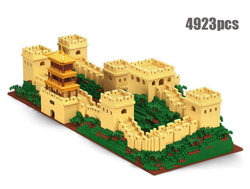 Micro bloques de construcción del antiguo palacio chino
