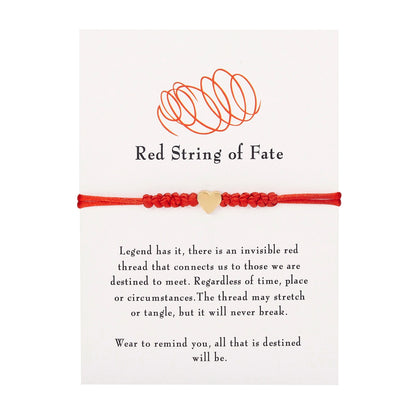 7 Knots Good Luck Red String Bracelets