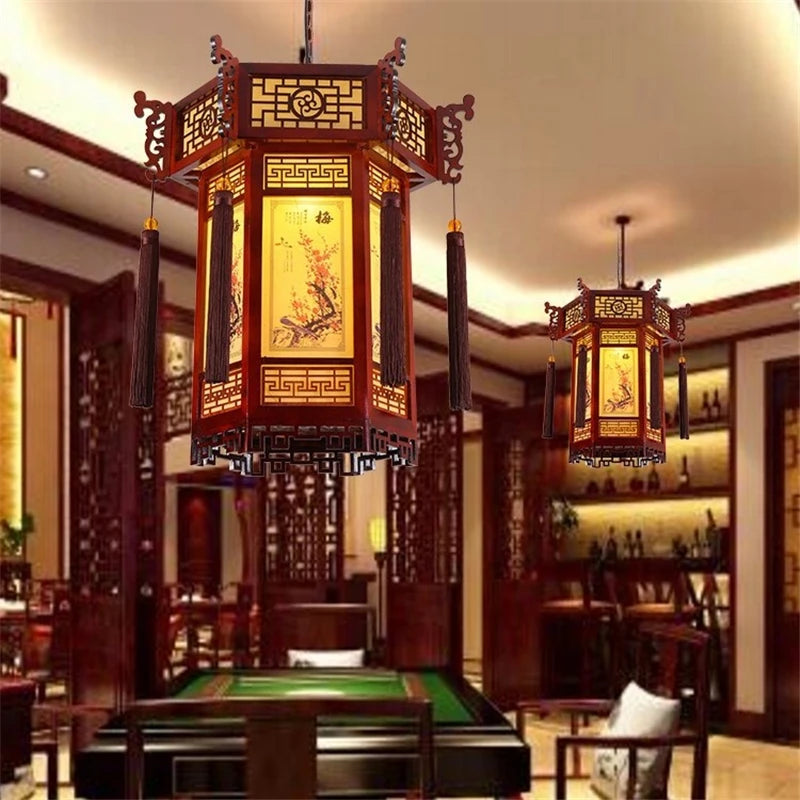 Chinese Style Lanterns Pendant Lights