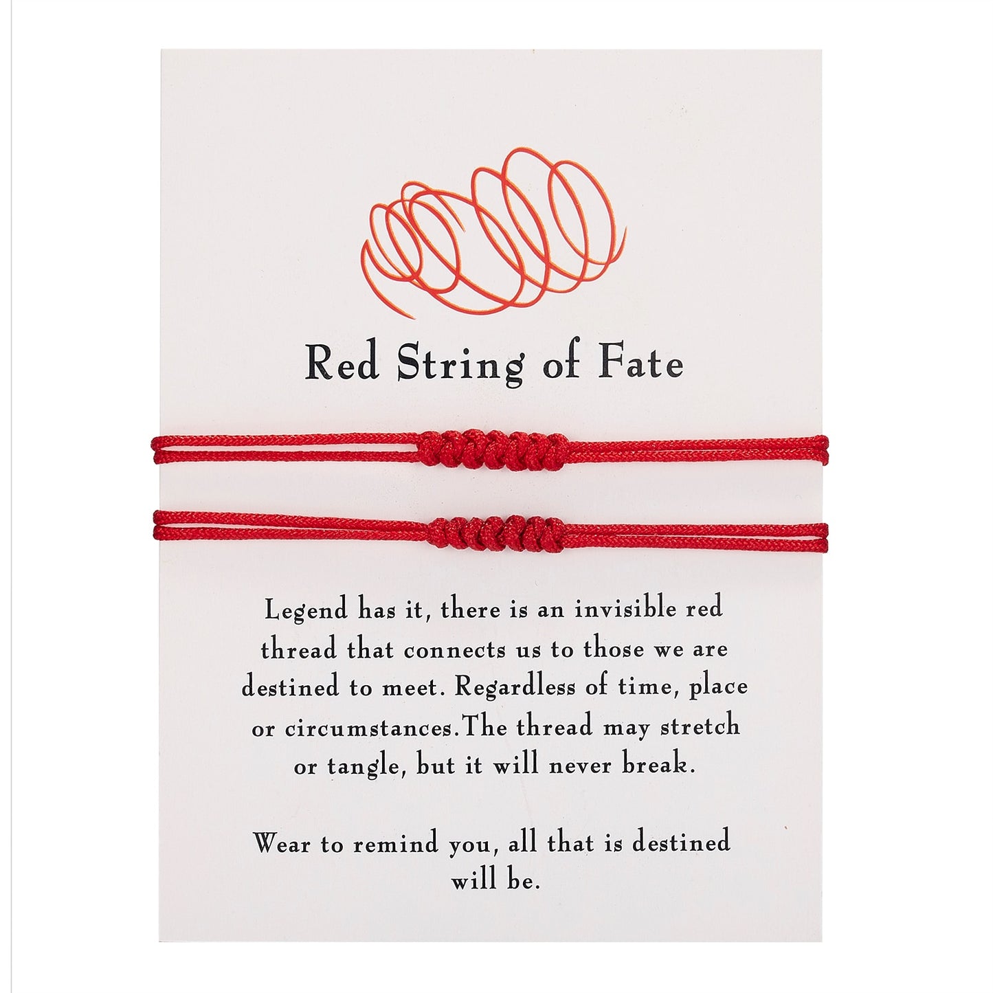 7 Knots Good Luck Red String Bracelets