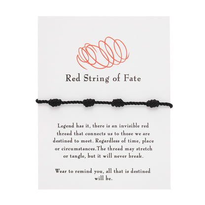 7 Knots Good Luck Red String Bracelets