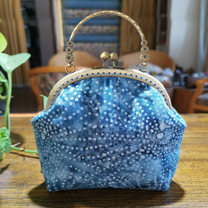 3D DIY Handmade Ribbon Embroidery Bag