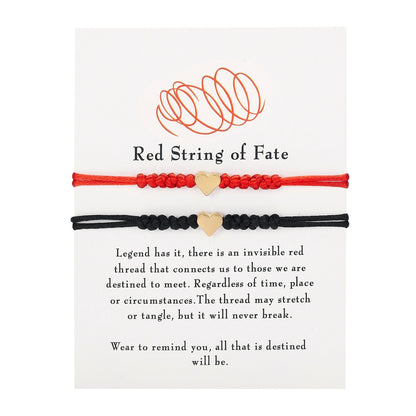 7 Knots Good Luck Red String Bracelets