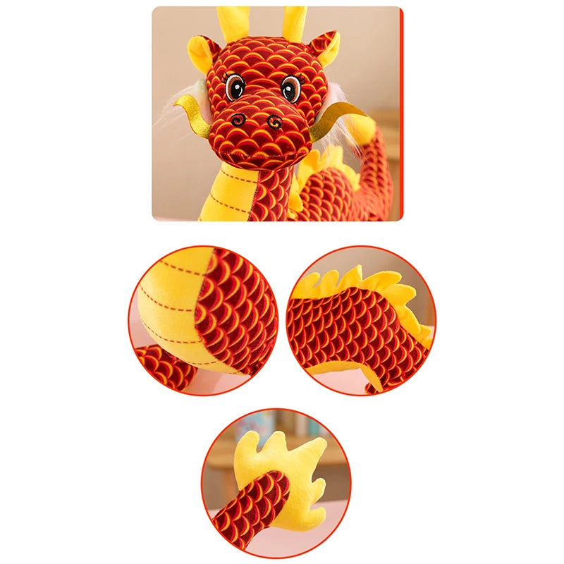 Chinese Dragon Plush Toy New Year Gift Children Present