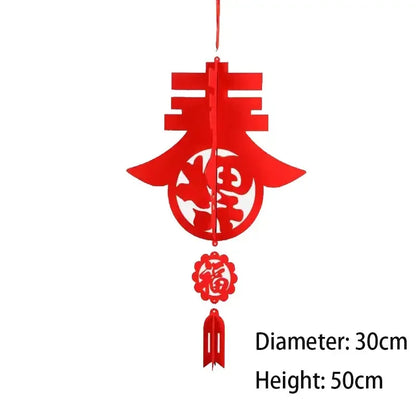 Chinese Good Fortune Red Lantern