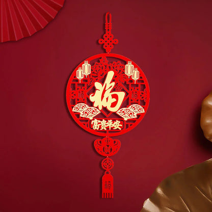 New Year Fu Pendant Housewarming Knot Decoration