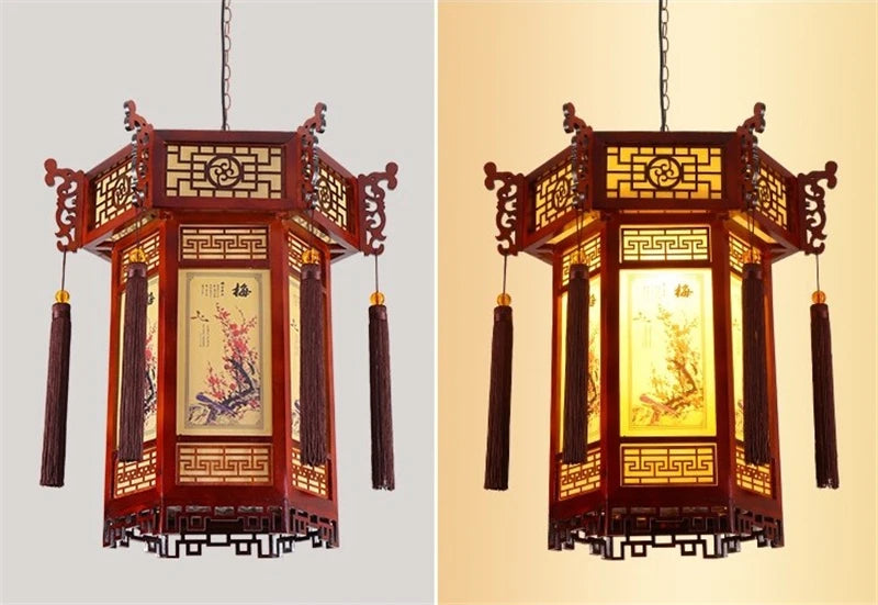 Chinese Style Lanterns Pendant Lights