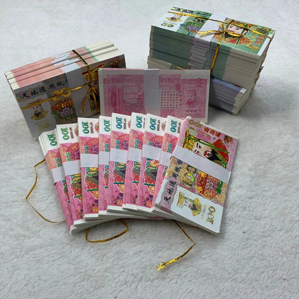 Hell Note 1000 Hell Bank Notes for Ancestral Offerings – Fuforme