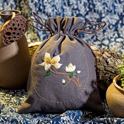 DIY Handmade Storage Bag Embroidery Kit