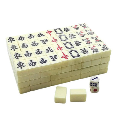 Chinese Mahjong Game Set Family Gathering Game