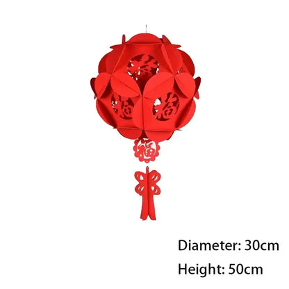 Chinese Good Fortune Red Lantern