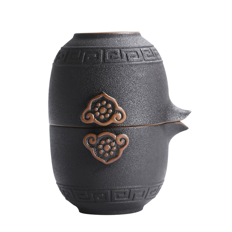 Chinese Ceramic Travel Kung Fu Tea Set
