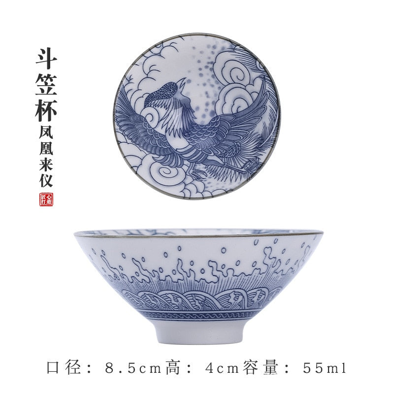 55ml Chinese Ceramic Single Tea Set Cup