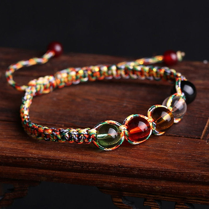 Ethnic Hand-woven Multi Colored Rope